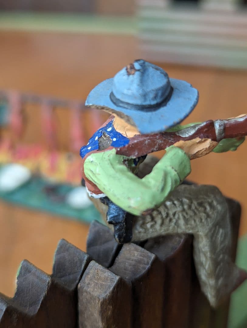 ドイツ　1940-50年代　ビンテージ　カウボーイ フィギュア