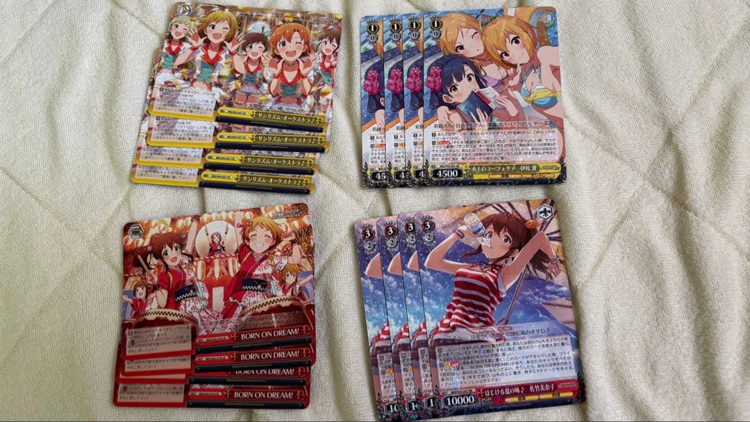 ヴァイスシュヴァルツ ミリオンライブ デッキ+パーツ