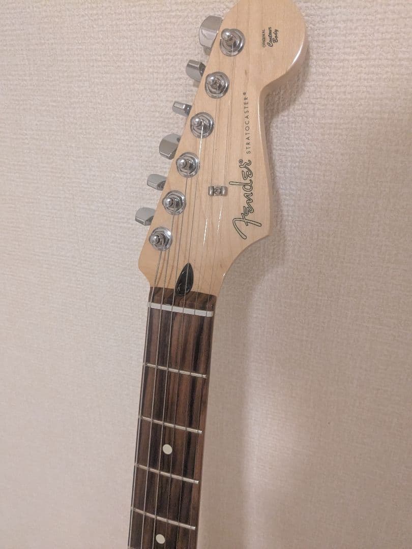 ストラトキャスターメキシコ エレキギター イエロー