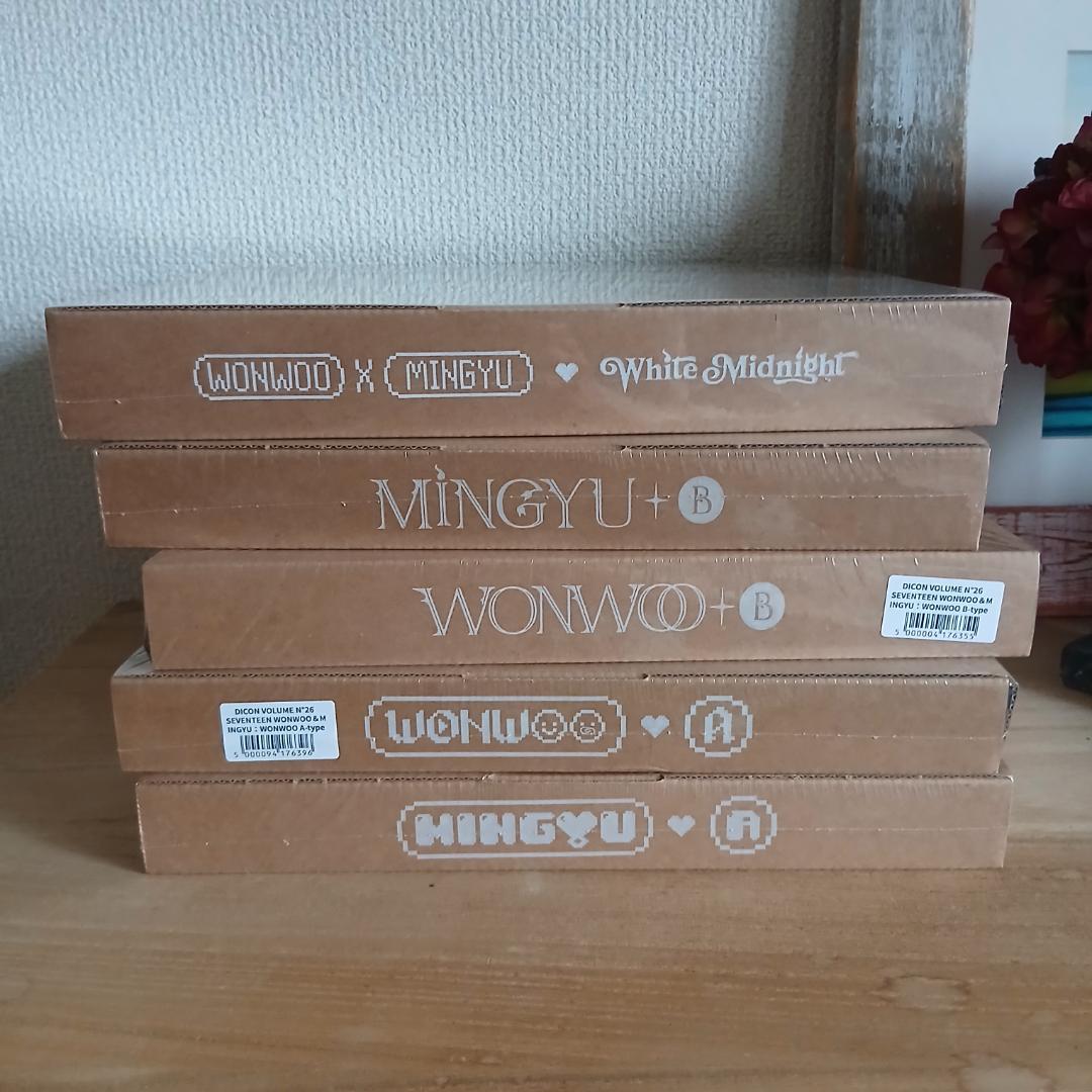Seventeen ウォヌ ミンギュ 写真集 5冊 WONWOO MINGYU