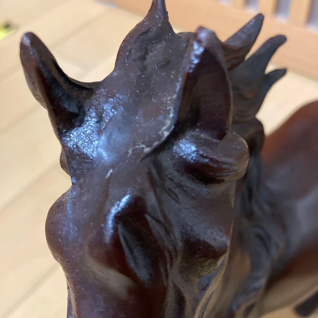 馬の置物　アンティーク　骨董品　昭和レトロ