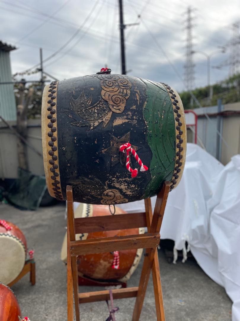 和太鼓 9台セット 装飾あり
