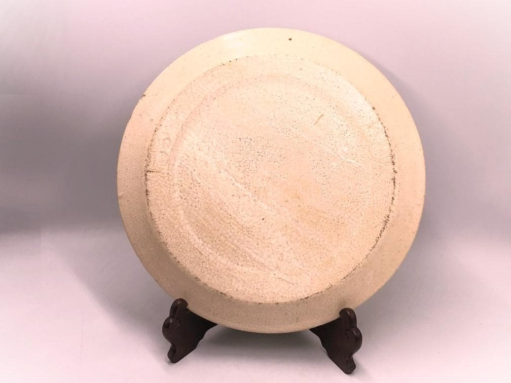 【 19世紀欧州ヴィンテージ絵皿 】『少女』　厚肉32ｃｍ