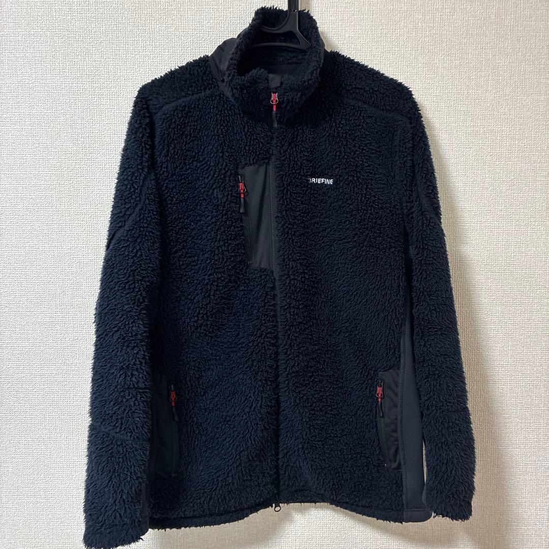 BRIEFING GOLF ボア フリース ジャケット ネイビー Lサイズ