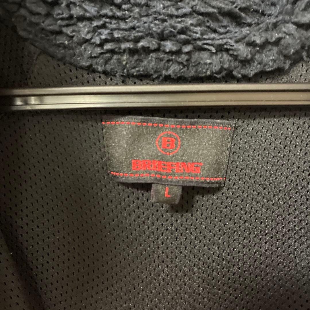 BRIEFING GOLF ボア フリース ジャケット ネイビー Lサイズ