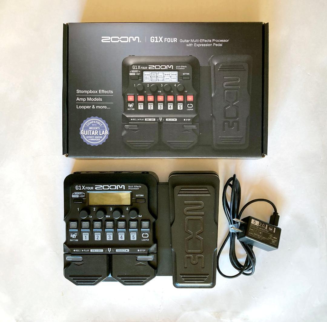 ZOOM G1X FOUR マルチエフェクター ACアダプタ付き