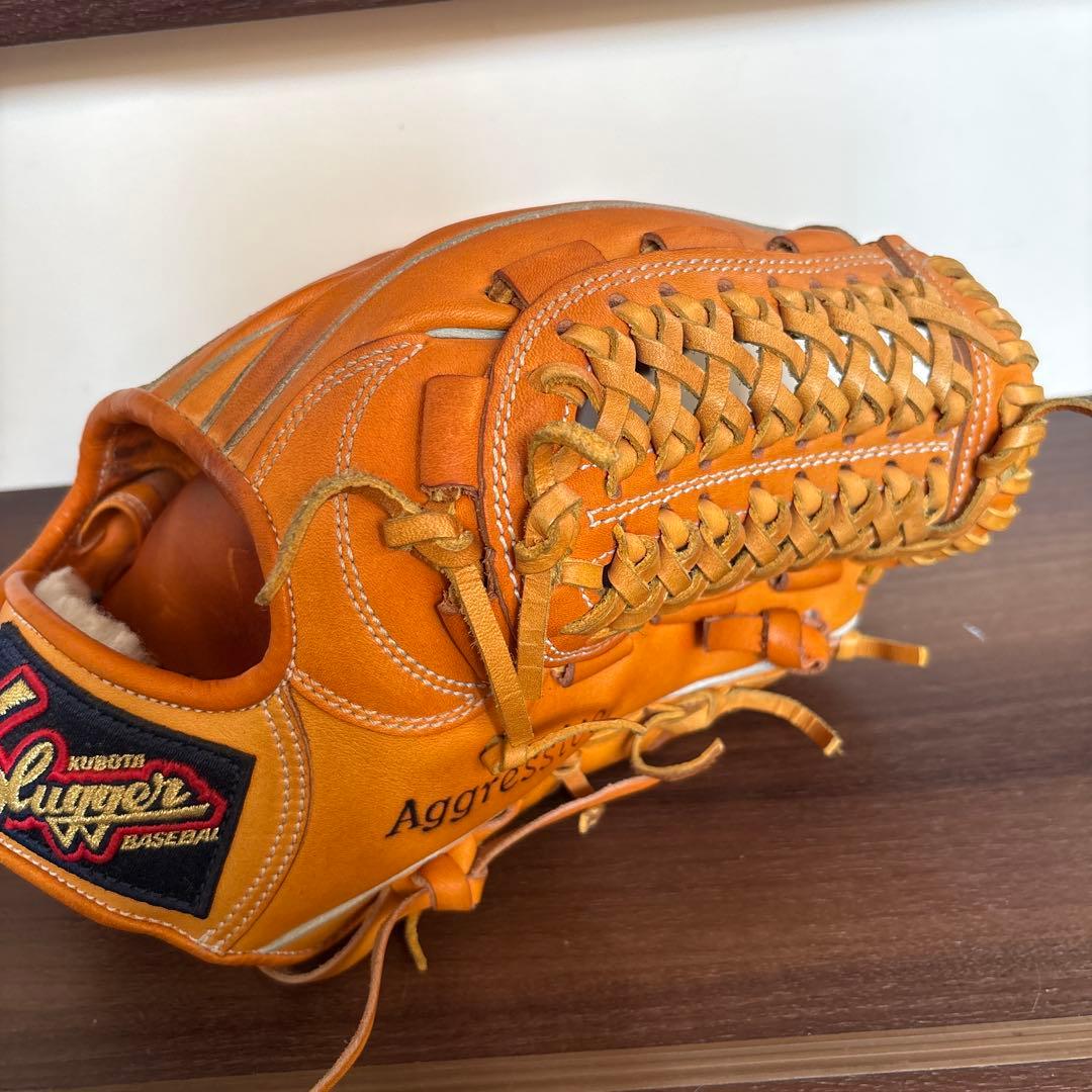 スラッガー グローブ オレンジ