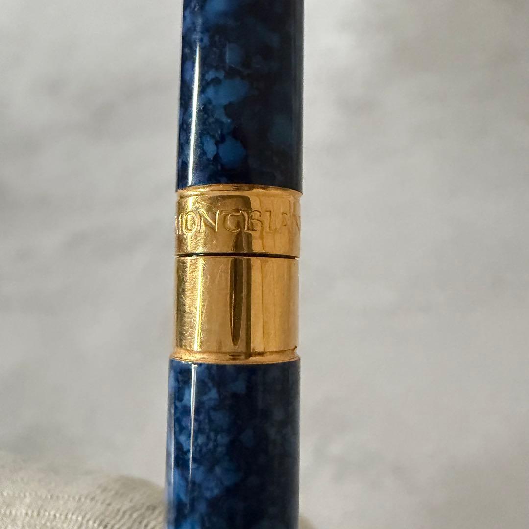 【希少✨】モンブラン　ノブレス　ブルーマーブル　ラピス✨　ボールペン　ツイスト