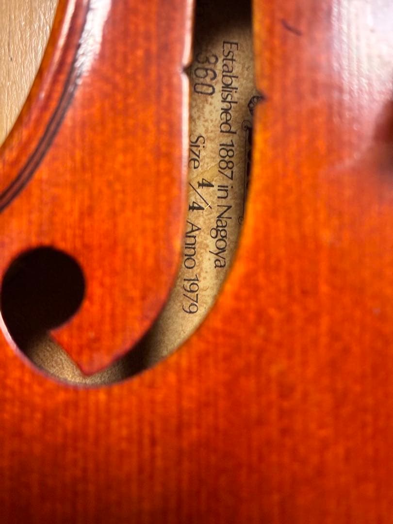 最終値下げ!SUZUKI バイオリン No.360 4/4 1979年製