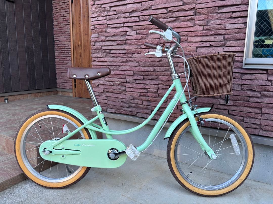 子供用自転車 18インチ 前カゴ付き　前後反射板付き　直接引渡し　神奈川