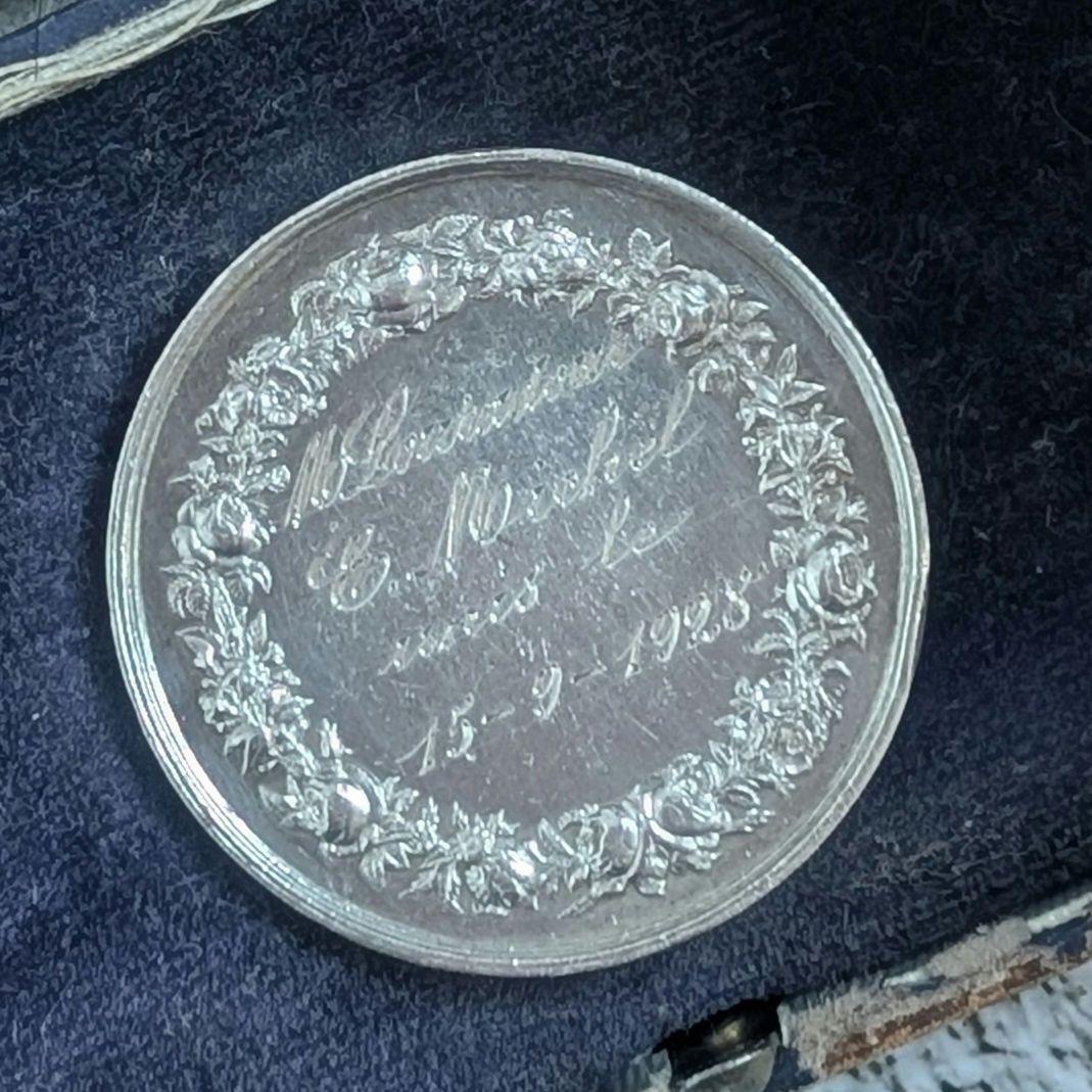 フランス アンティーク マリッジ  シルバー約13.8g 1928年