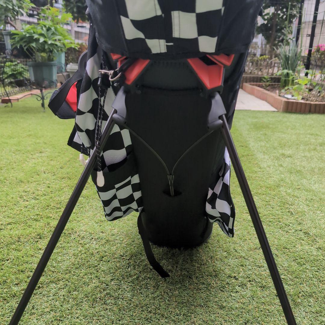 【4月購入美品】OGIO 24 チェッカーフラッグ スタンド式キャディバッグ