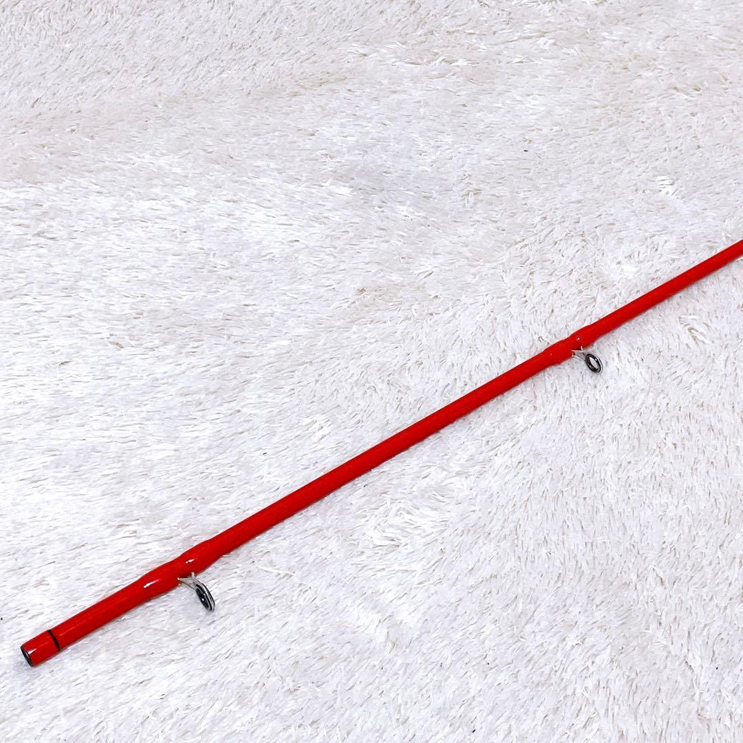 パームス フレイム FGC-664 バスロッド 2ピース ロッドケース付き 赤