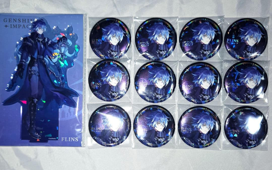 12個セット フリンズ 原神 缶バッジ アクスタ