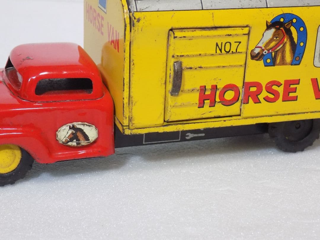✨️本日限定価格　希少珍品　ブリキ　【HORSE VAN】フリクション