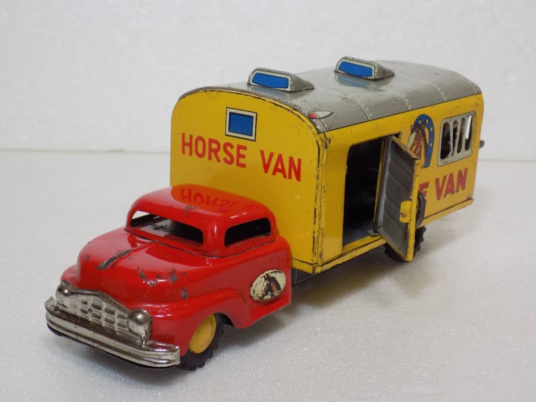 ✨️本日限定価格　希少珍品　ブリキ　【HORSE VAN】フリクション