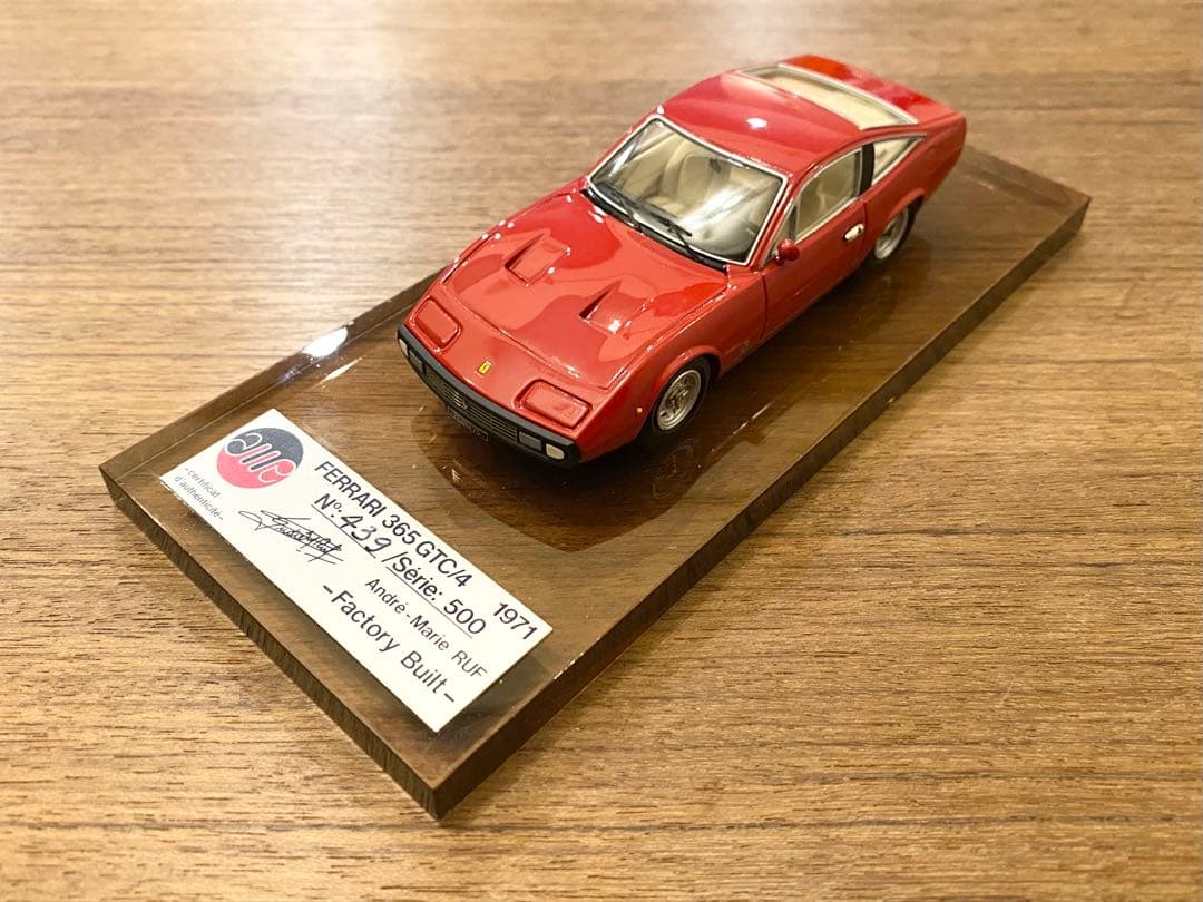 中古品 希少！1/43 AMR フェラーリ 365GTC/4 レッド