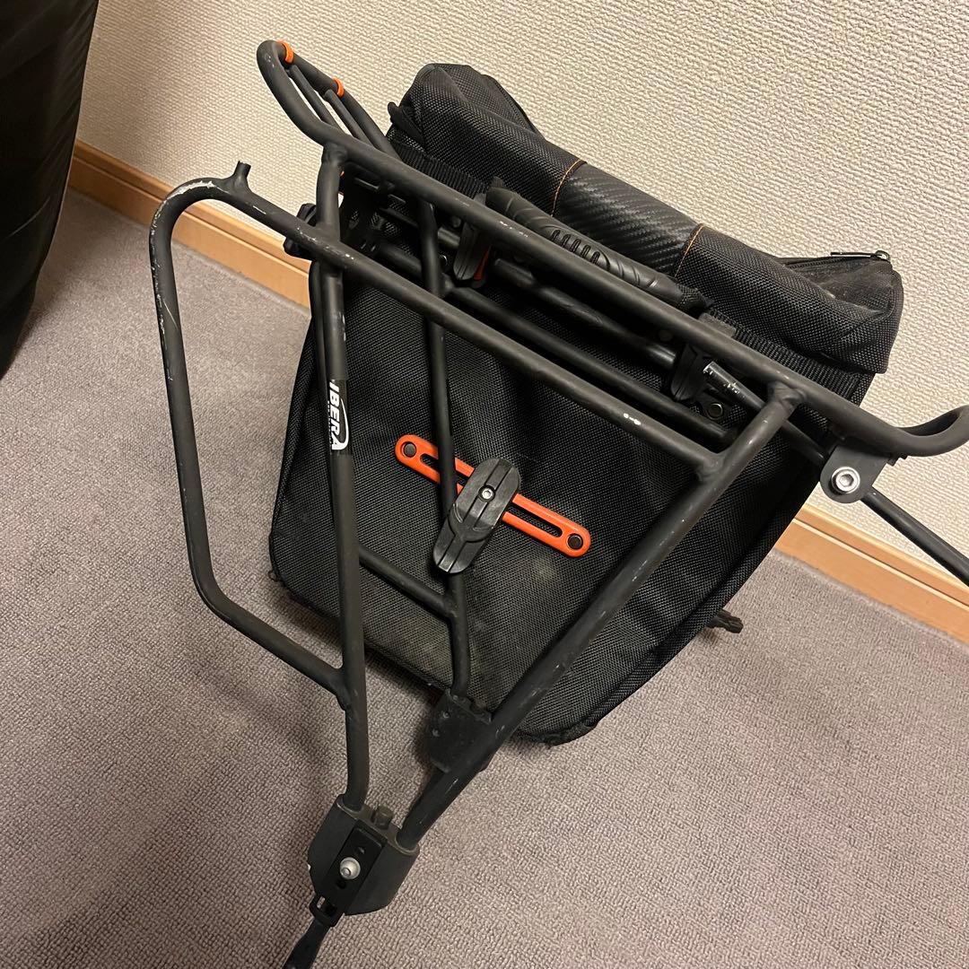 Ibera 自転車リアキャリア+サイドバッグ2個