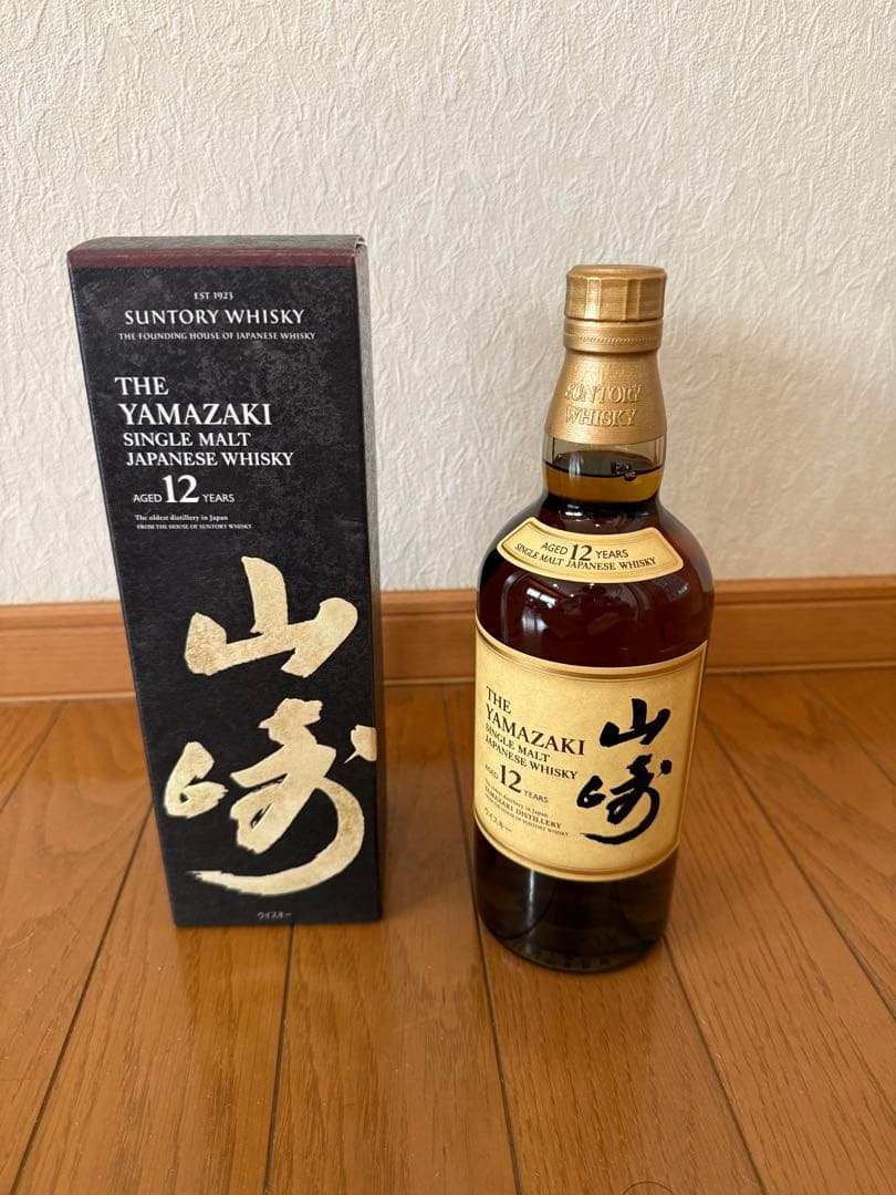 山崎 12年 シングルモルトウイスキー 新品未開封