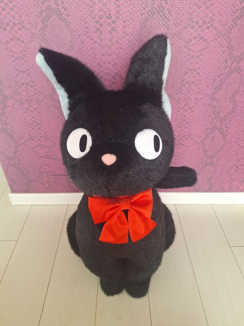 希少 魔女の宅急便　ジジ　特大 ぬいぐるみ 人形