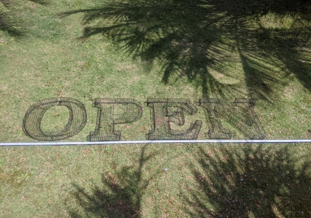 アルファベット看板 オープン 壁掛け看板 立体式 大型看板 OPEN サイン