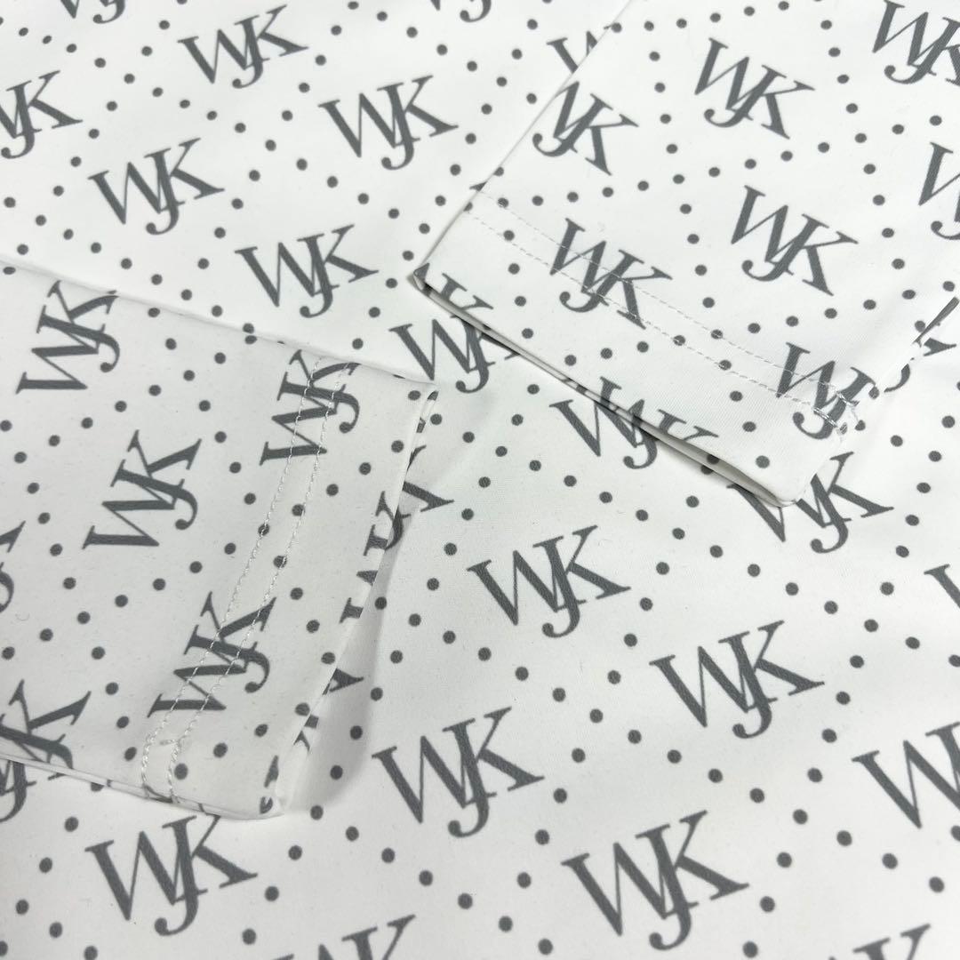 wjk wjkg ゴルフ カットソー モノグラム ハイネック モックネック