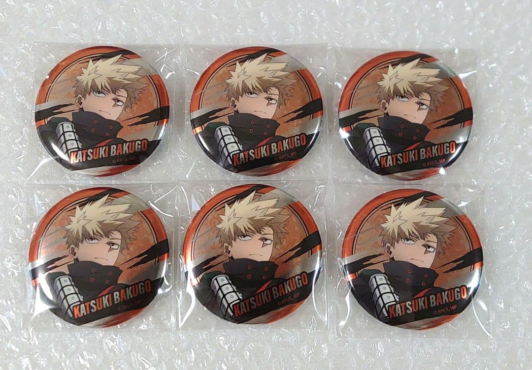 ヒロアカ　渋谷　東急コラボ　爆豪勝己　缶バッジ　レア　特典　カード　ミニキャラ