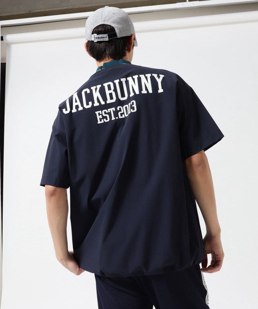 Jack Bunny!! 40Dナイロンタフタ半袖スニードジャケット　サイズ5