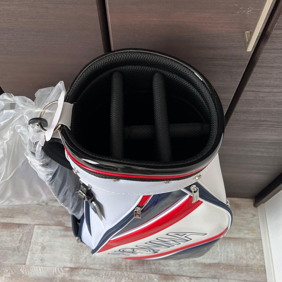 HONMA ゴルフキャディバッグ 新品・未使用 ホワイト ネイビー レッド