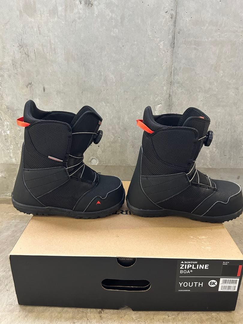 24cm キッズ Burton ジップライン BOA スノーボードブーツ