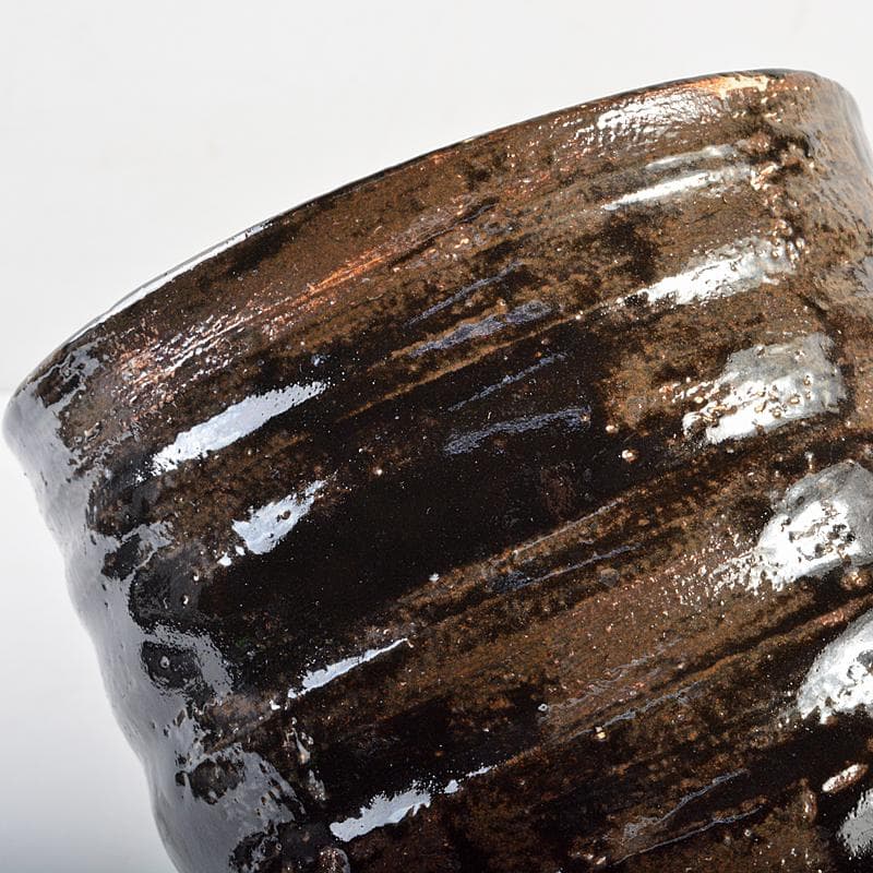 茶道具　古瀬戸　祖母懐　一重口水指　C　R5982