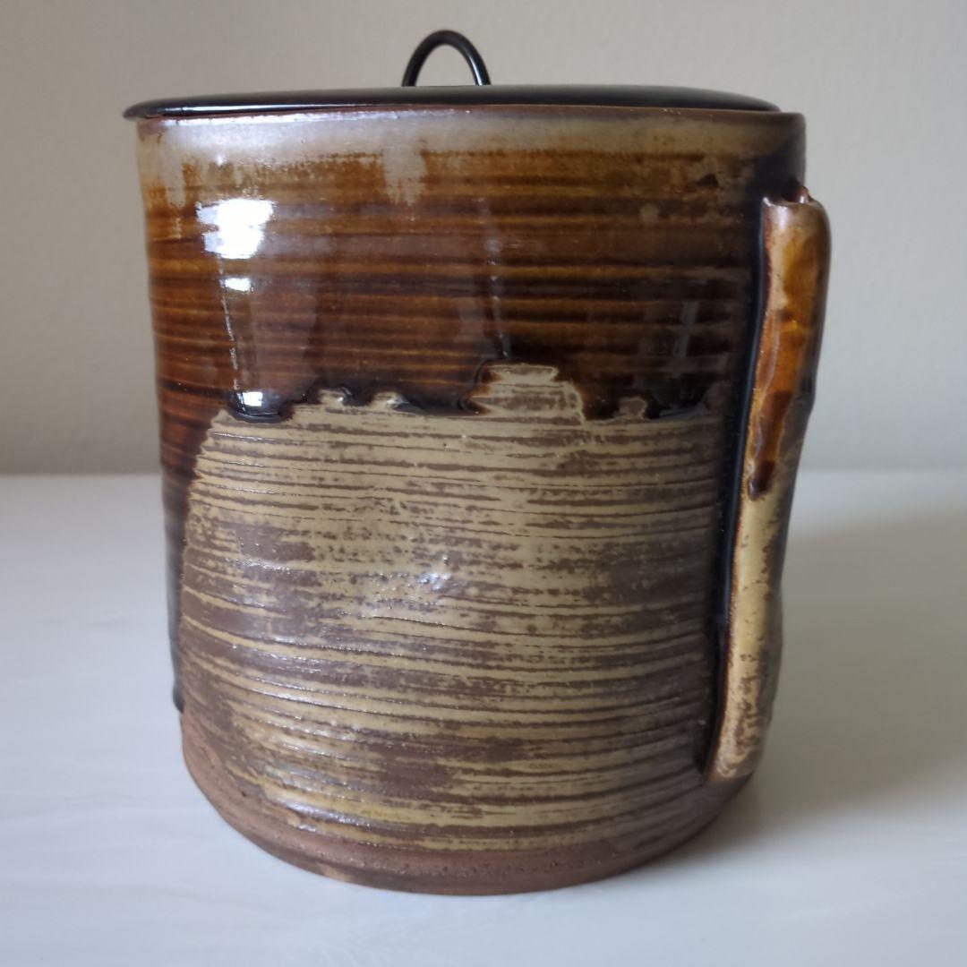 茶道具　耳付き水指　水指　如拙庵　須田祥豊　菱形耳付水指