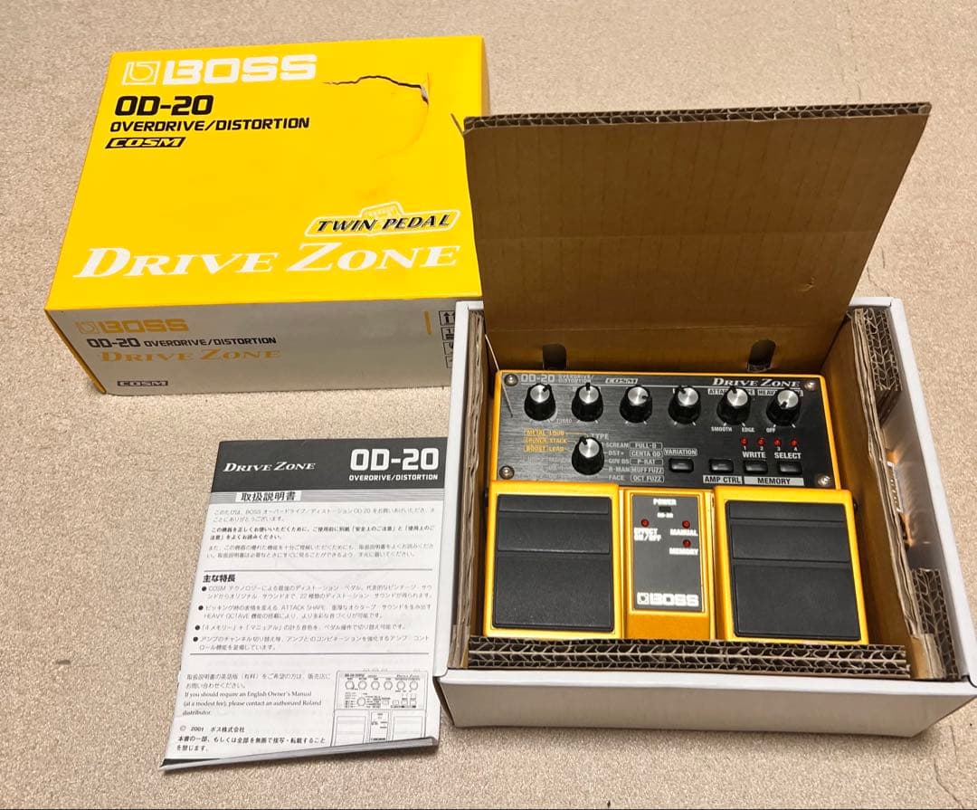 ギター BOSS OD-20 Drive Zone
