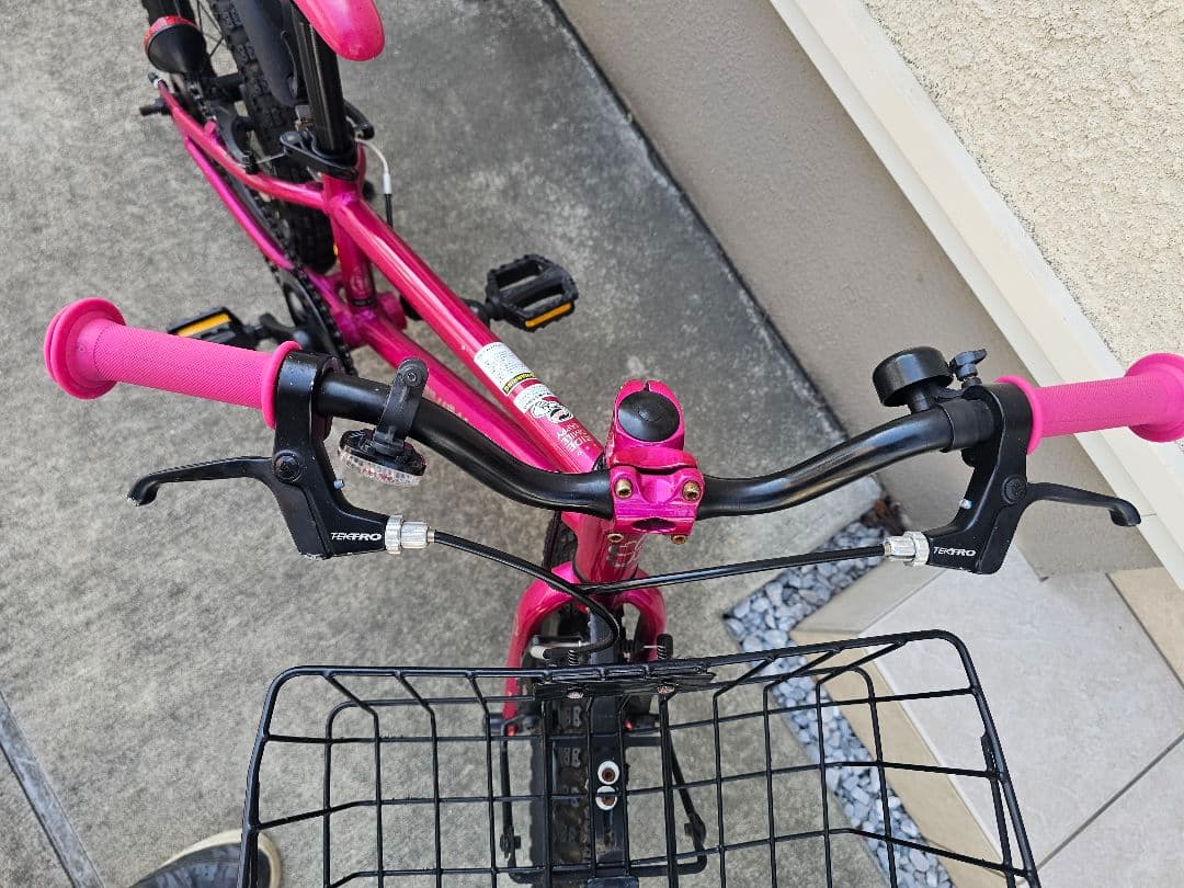 ヨツバサイクル　16インチ　フェンダー　カゴ付き