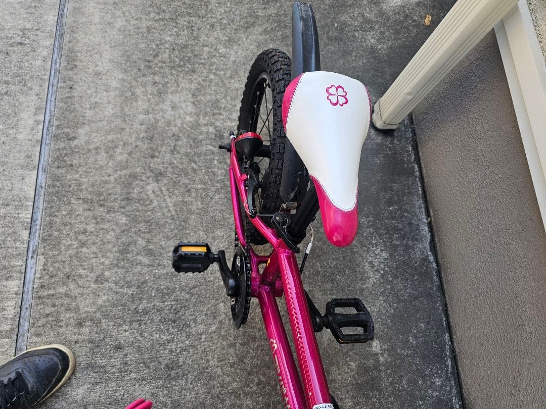 ヨツバサイクル　16インチ　フェンダー　カゴ付き