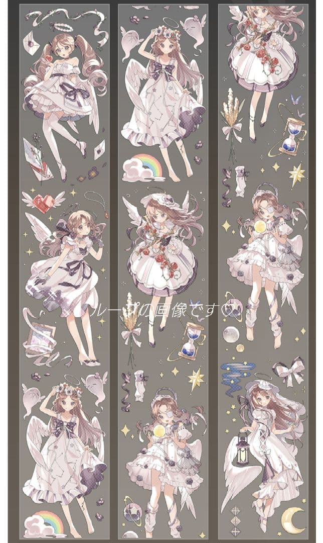 J1110＃阿尔缇妮斯(贝壳光)幺幺零切り売り海外人物マステ女の子