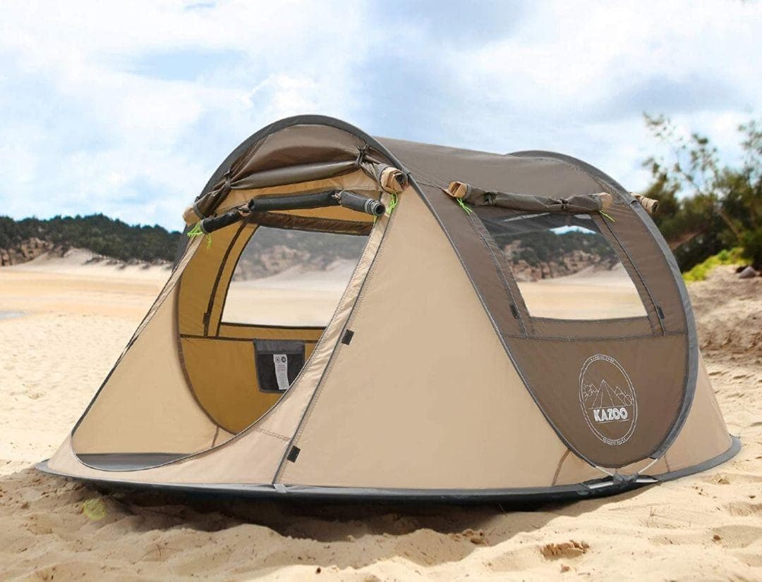 キャンプ　大型簡単　自動屋外ポップアップテント防水用クイックオープニングテント