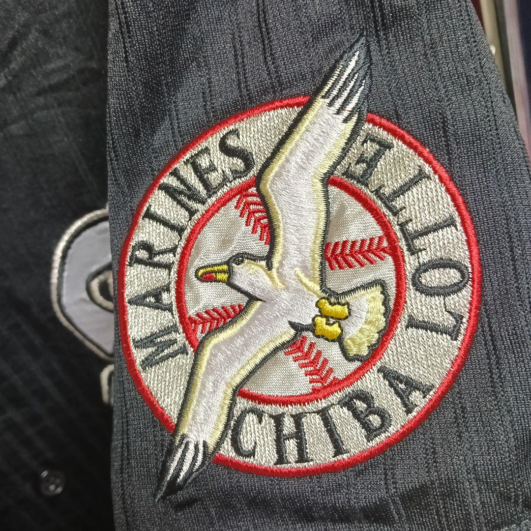 ⭐千葉ロッテ レジェンド・黒木知宏選手 プリントユニフォーム（ビジター／M）⭐