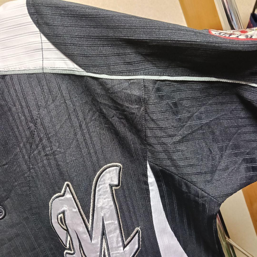 ⭐千葉ロッテ レジェンド・黒木知宏選手 プリントユニフォーム（ビジター／M）⭐