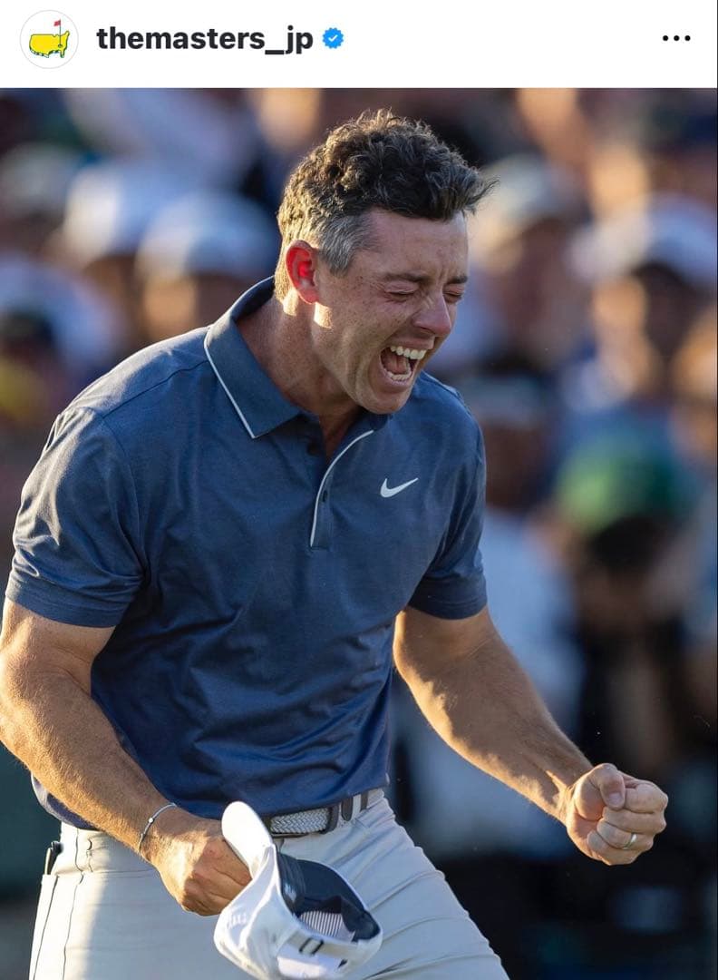 貴重！ローリーマキロイグランドスラム２０２５年マスターズ直筆サイン　鑑定書付