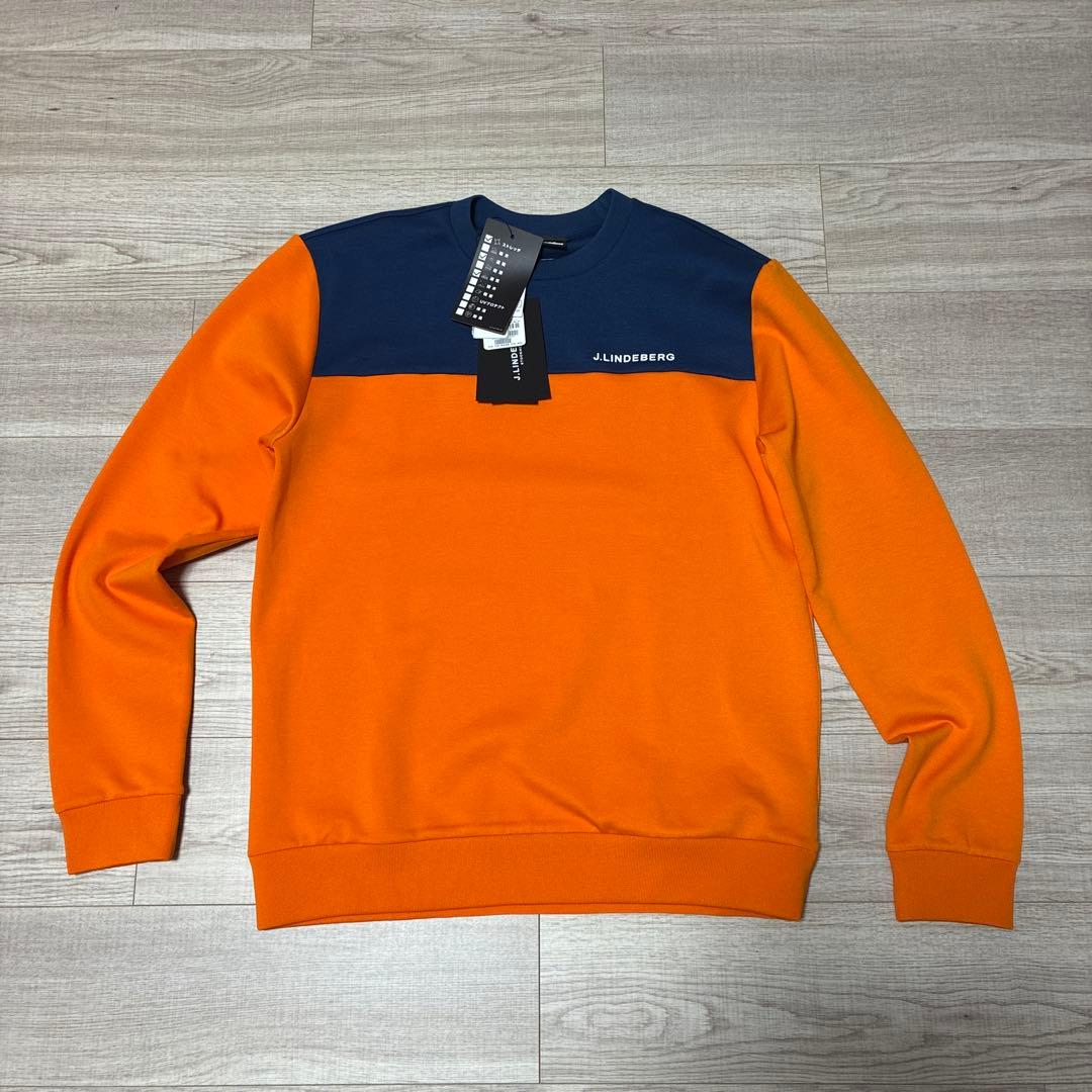 未使用 jリンドバーグ ゴルフ スウェット Jeff Crew Neck M