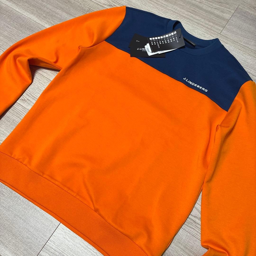 未使用 jリンドバーグ ゴルフ スウェット Jeff Crew Neck M