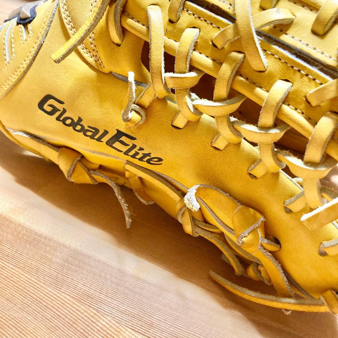 専用収納袋付き　ミズノ　グローバルエリート　軟式　外野手　野球　ベースボール