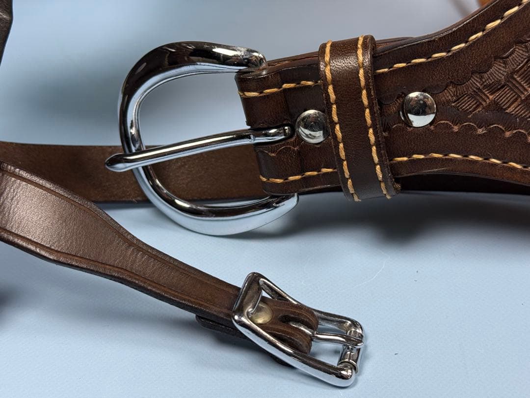 コルト山田製SAAファストドロー専用リグ（ダークブラウン）