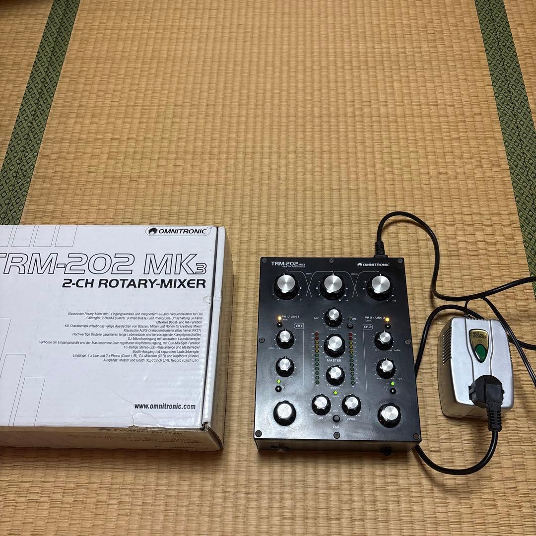 OMNITRONIC TRM-202 MK3 ロータリーミキサー