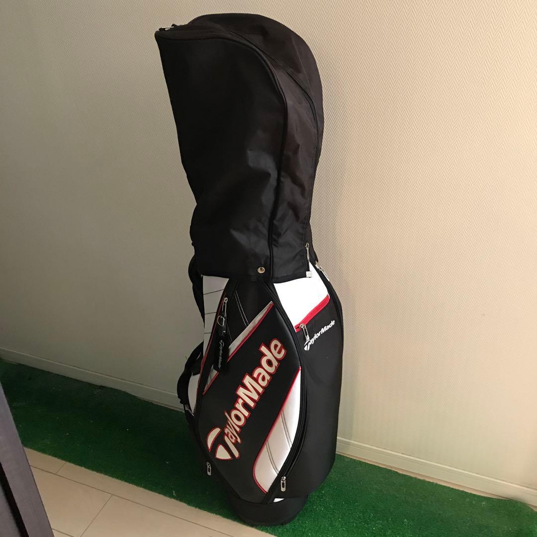 TaylorMade キャディバッグ 黒/白/赤