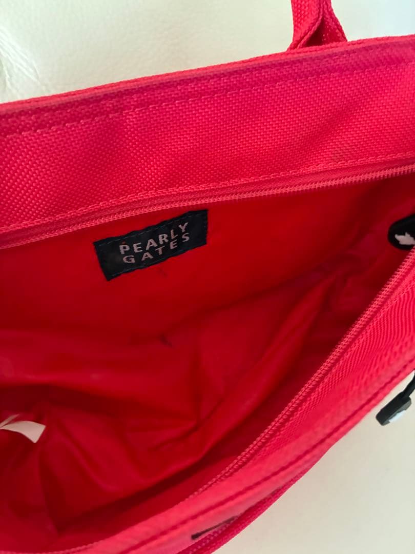 PEARLY GATES ゴルフバッグ 赤