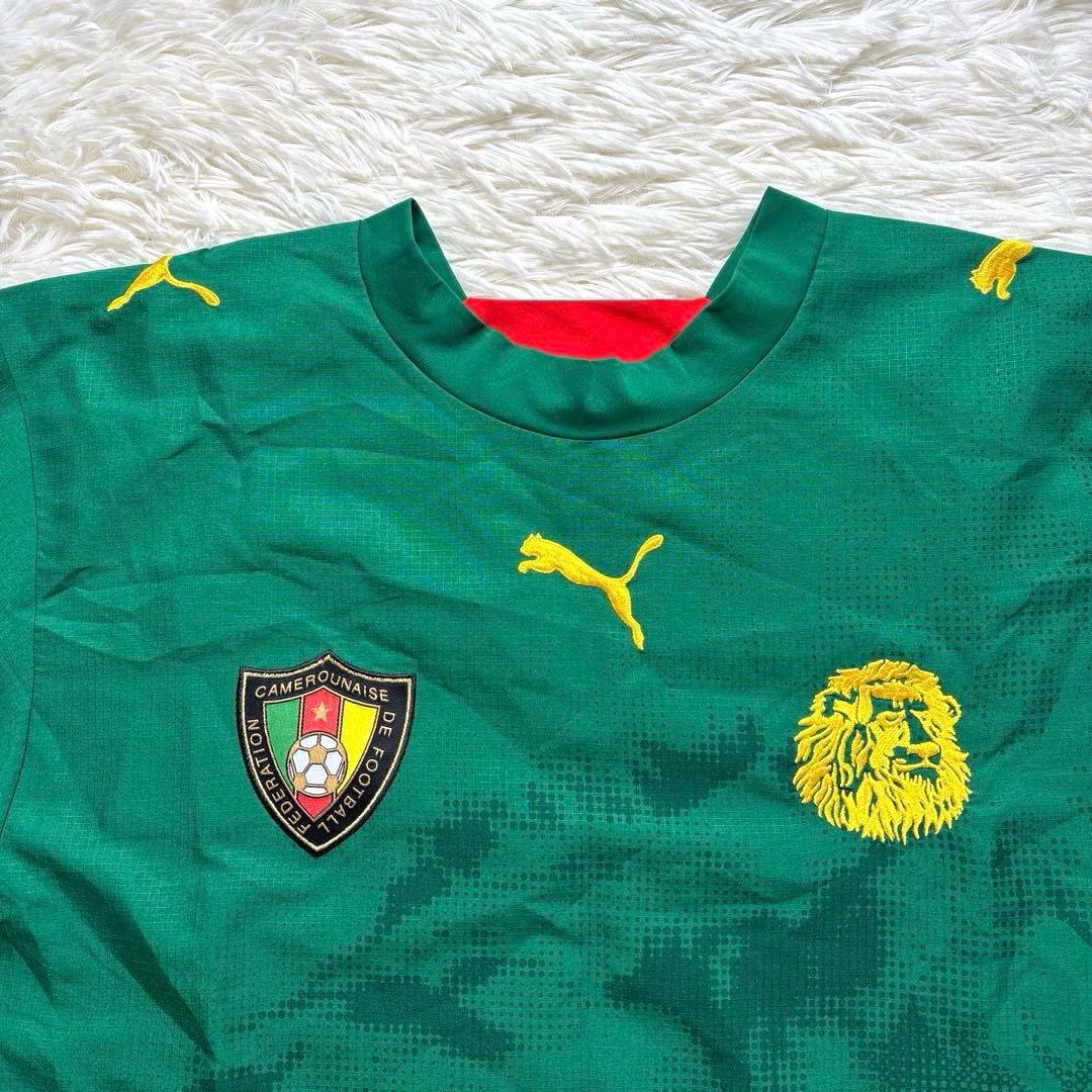 ◾︎PUMA カメルーン代表 ユニフォーム ライオン刺繍ロゴ