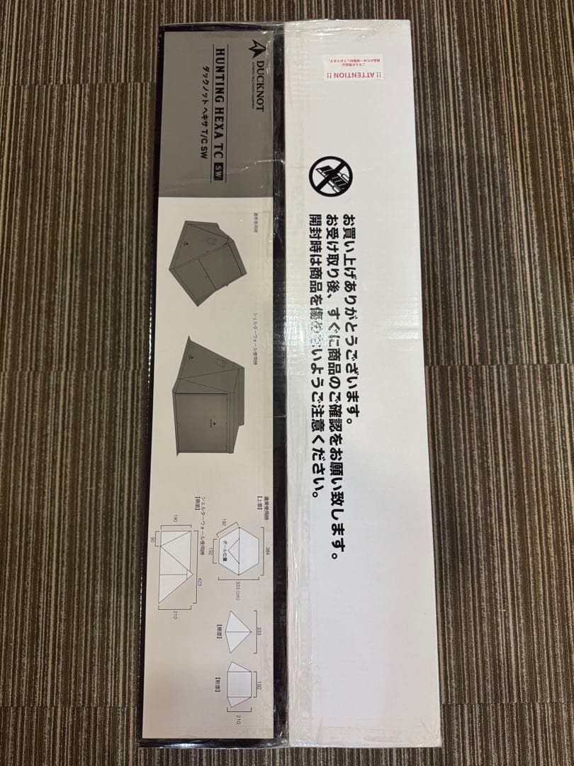 新品 DUCKNOT ハンティングヘキサ T/C SW 2022 オリーブドラブ