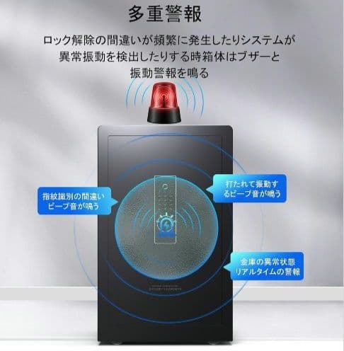 【ブランド】GIRGBE 家庭用・140L・指紋認証・暗証番号・盗難防止